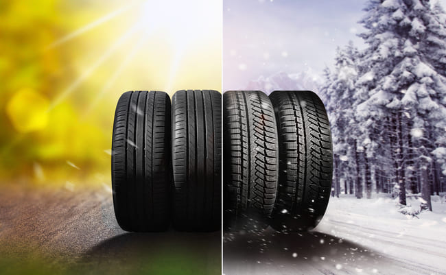 Diferencia entre los neumáticos de verano e invierno