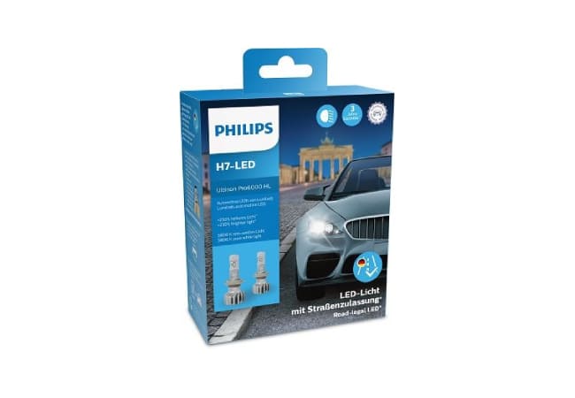 Mejores bombillas halogenas para coche PHILIPS VisionPlus H7 12V 55W PX26d 3000K