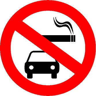 Niet achter het stuur roken