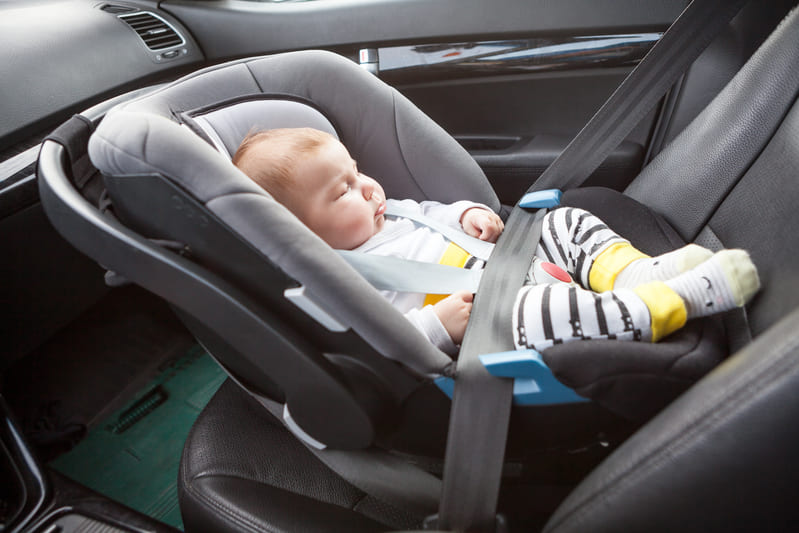 Seggiolino auto: dove posizionarlo per legge