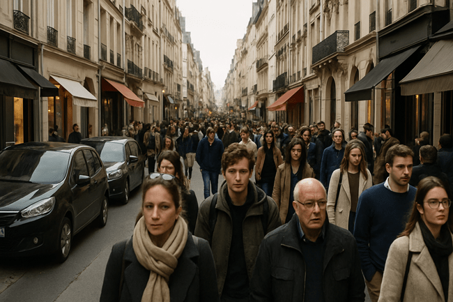 Stationnement des deux-roues motorisés sur trottoir