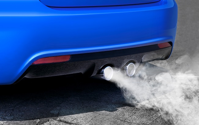 White smoke from exhaust