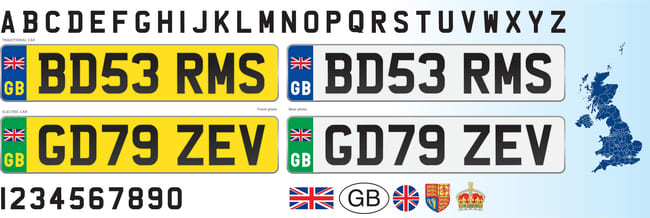 British number plates