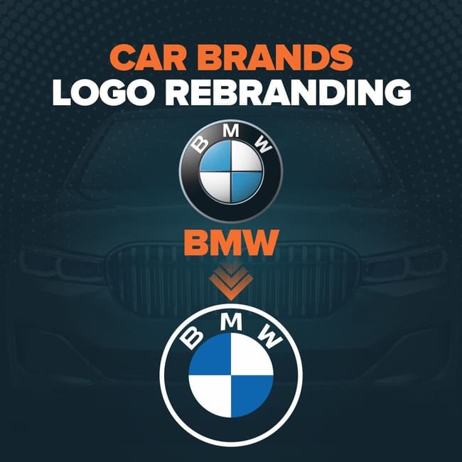 BMW logo rebranding