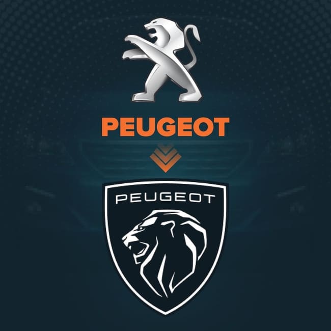 PEUGEOT car rebranding