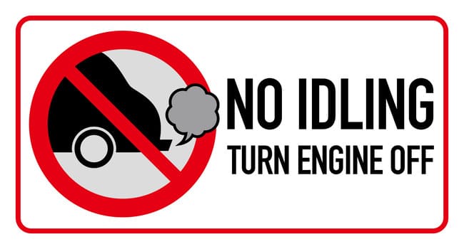 Vehicle idling laws