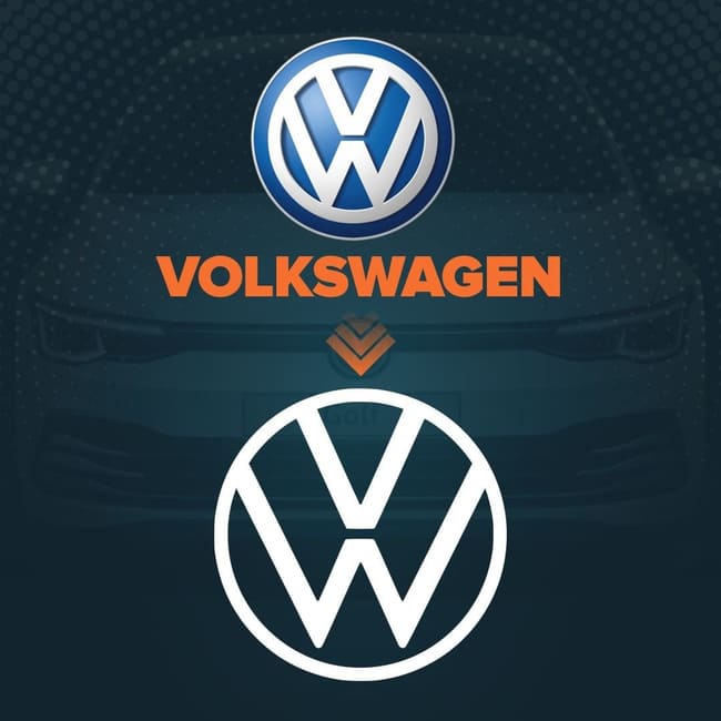 VW car rebranding