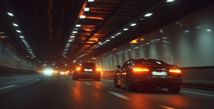 Wie müssen Sie sich bei einem Stau im Tunnel verhalten?